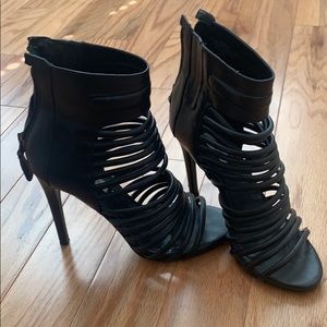 Black Strappy Guess Sandal